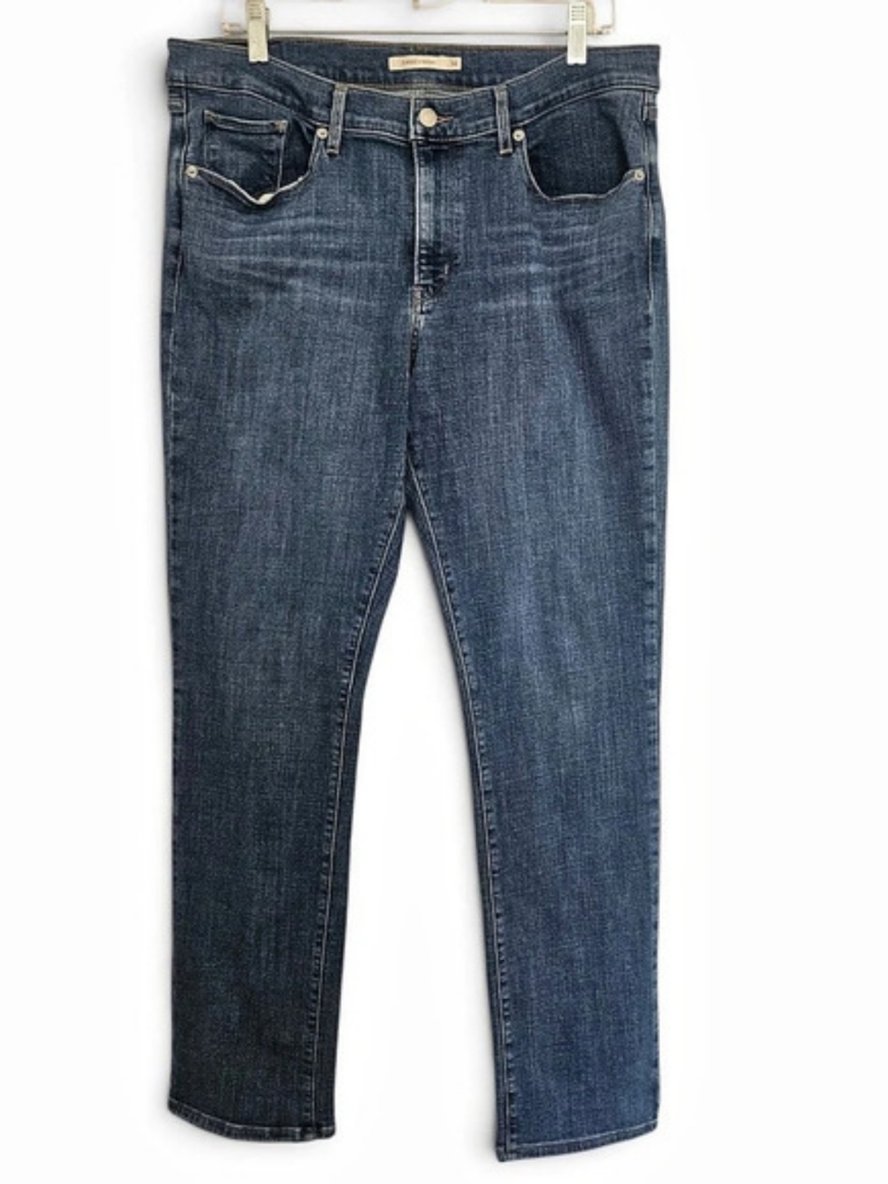 Levi's Classic Straight Jeans Womens 14 Dark Wash Denium 90s Americana Casual
